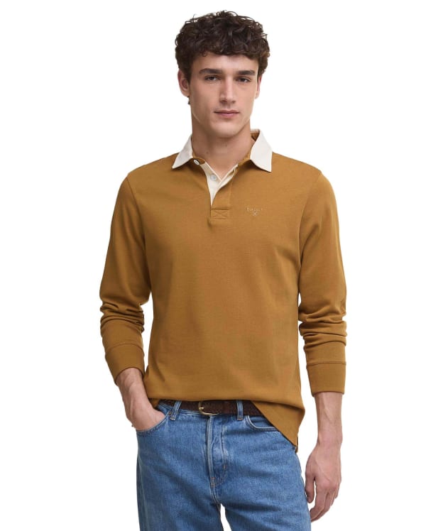 Men's Barbour Howtown Rugby Shirt - Bronze