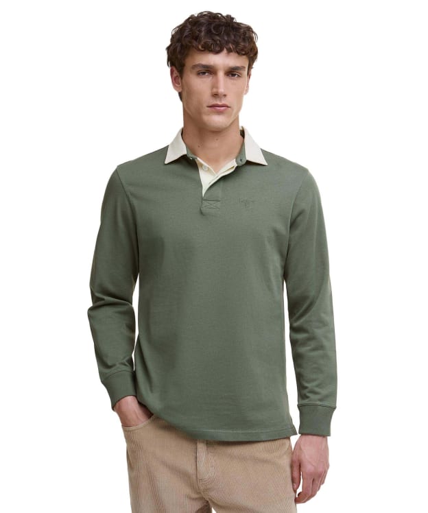 Men's Barbour Howtown Rugby Shirt - Thyme
