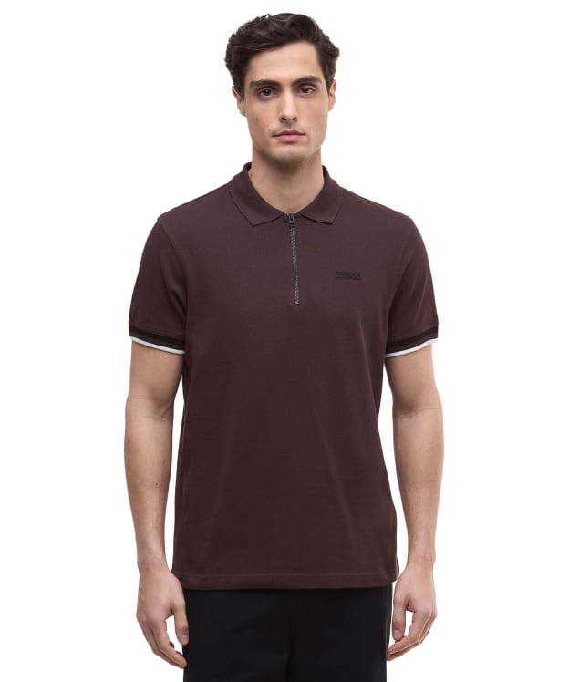 Men's Barbour International Buxton Polo Shirt - Java Red