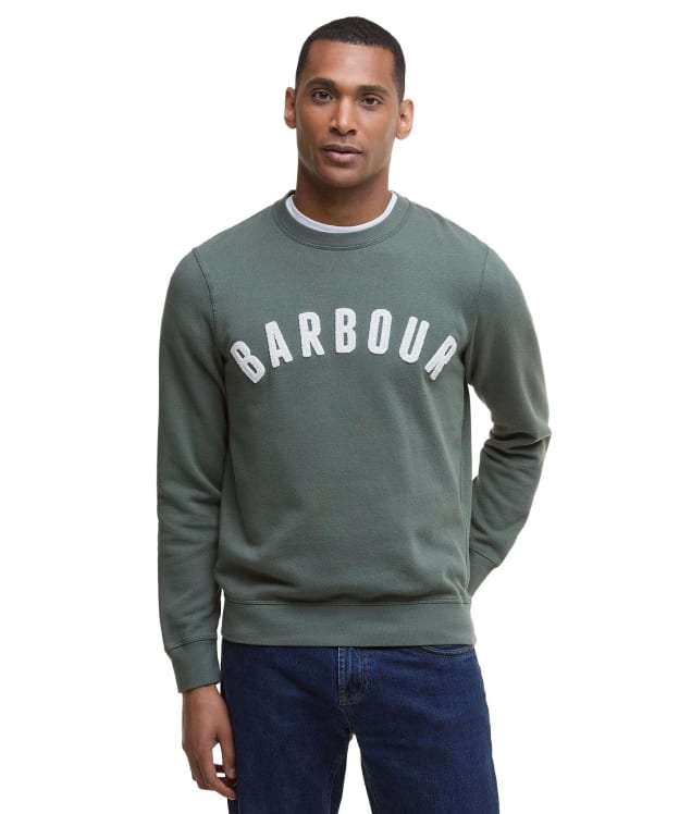 Men's Barbour Prep Logo Crew Sweater - Thyme