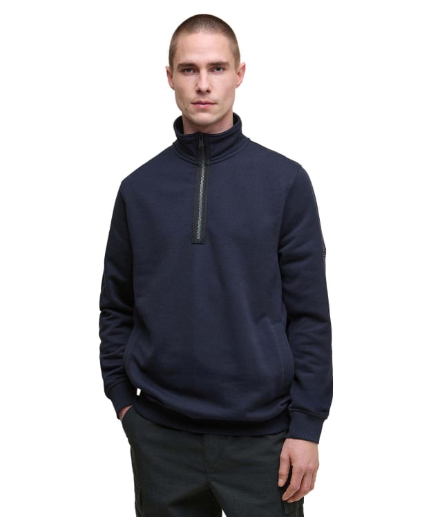 Men's Barbour International Outline Funnel Neck Sweatshirt - Dark Navy