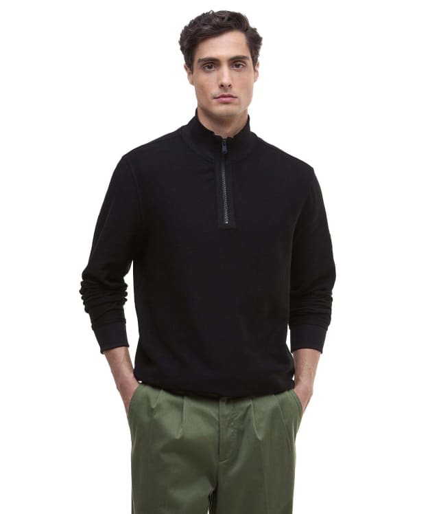 Men's Barbour International Samuel Funnel Neck - Black