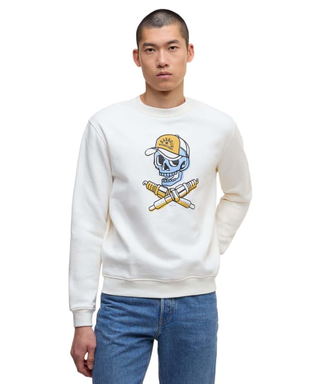 Men's Barbour International Morgan Sweatshirt - Whisper White