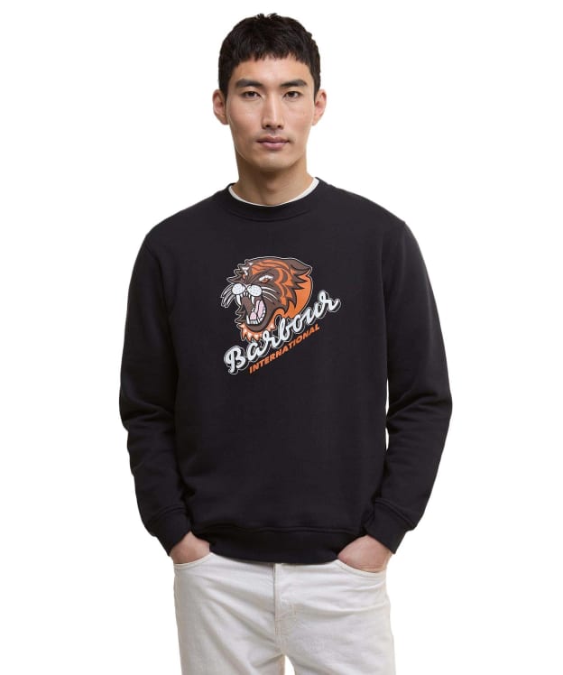 Men's Barbour International Daytona Sweatshirt - Black