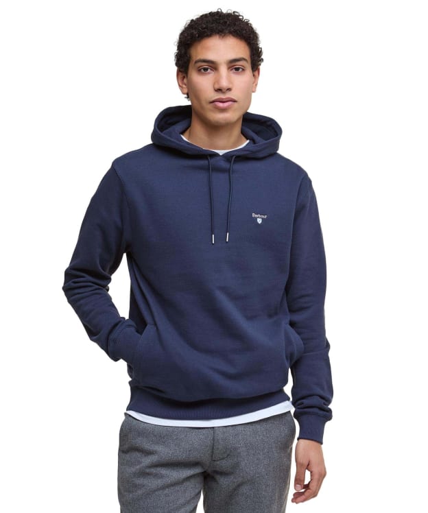 Men's Barbour Beckhill Over The Head Hoodie - Navy