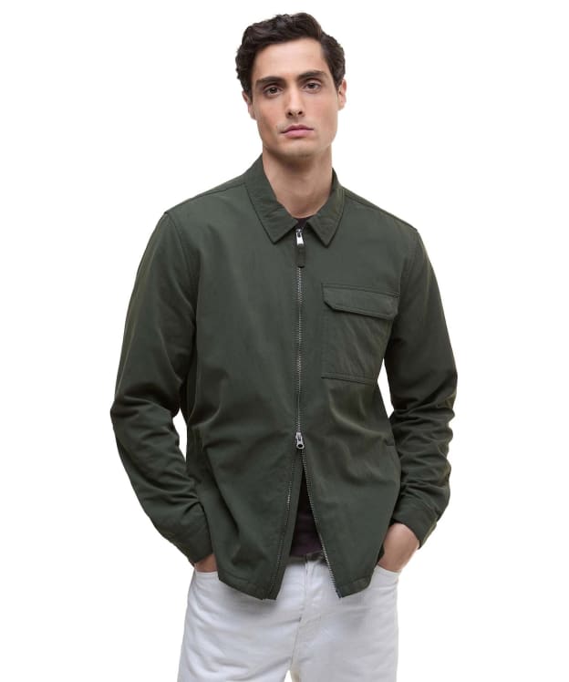 Men's Barbour International Maze Peached Overshirt - Sage