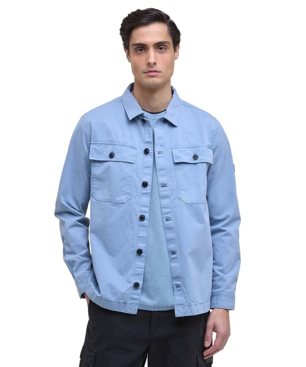 Men's Barbour International Arlo Overshirt - Cool Blue