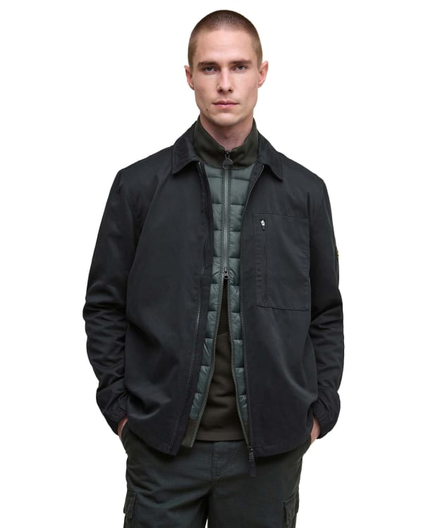 Men's Barbour International Coil Overshirt - Black