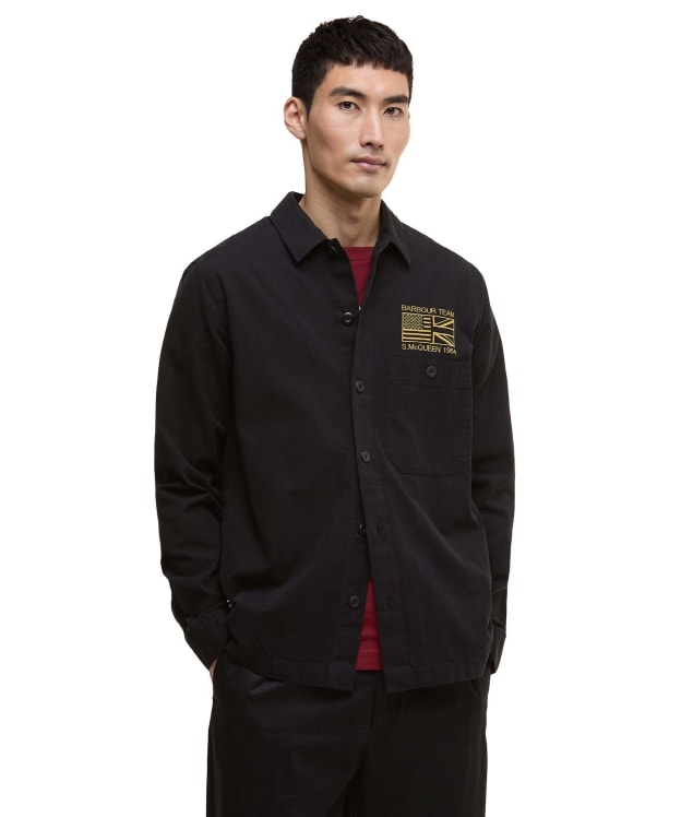 Men's Barbour International Jacks Overshirt - Black