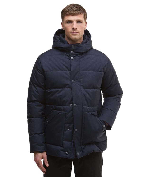 Men's Barbour Brampton Puffer Jacket - Dark Navy / Midnight