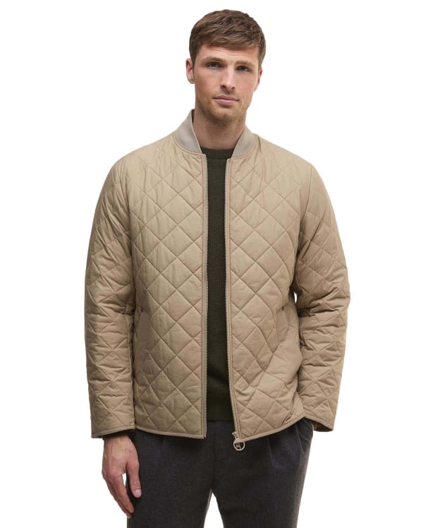 Men's Barbour Tyneport Quilted Jacket - Washed Stone