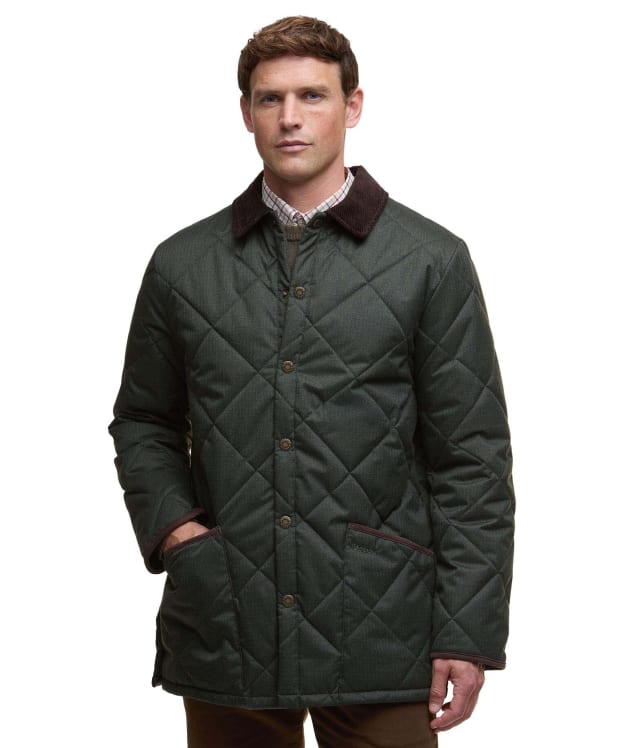 Men's Barbour Winter Country Liddesdale Quilted Jacket - Olive