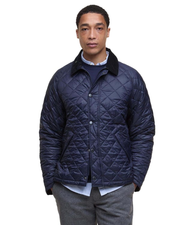 Men's Barbour Tracker Quilted Jacket - Navy
