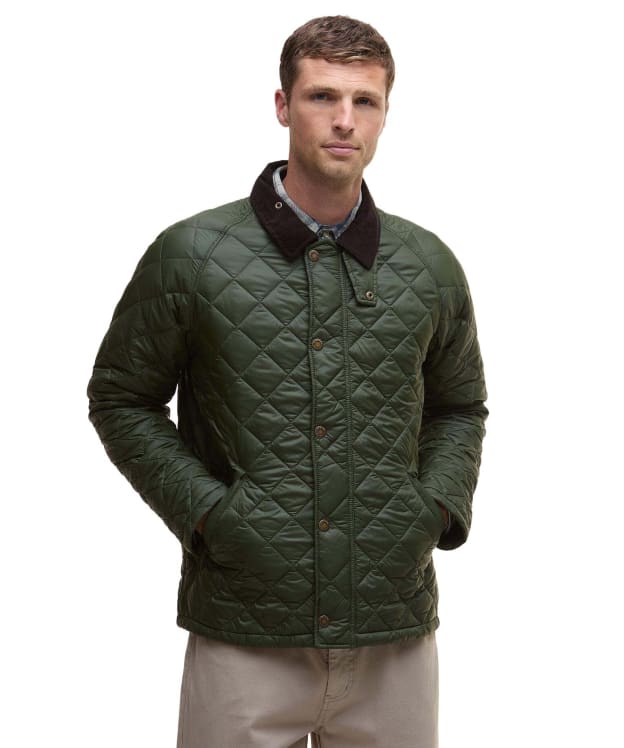Men's Barbour Tracker Quilted Jacket - Sage
