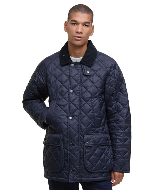 Men's Barbour Essential Bedale Quilted Jacket - Navy