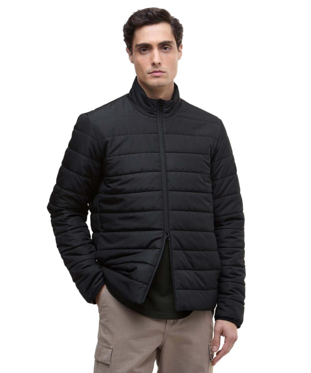 Men's Barbour International Aldon Quilted Jacket - Black