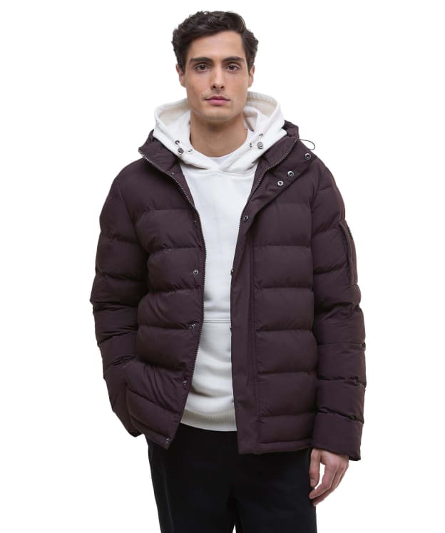 Men's Barbour International Daleson Puffer Jacket - Java Red