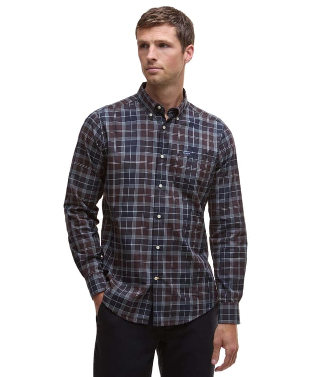 Men’s Barbour Wetherham Tailored Shirt - Midnight Oak Tartan