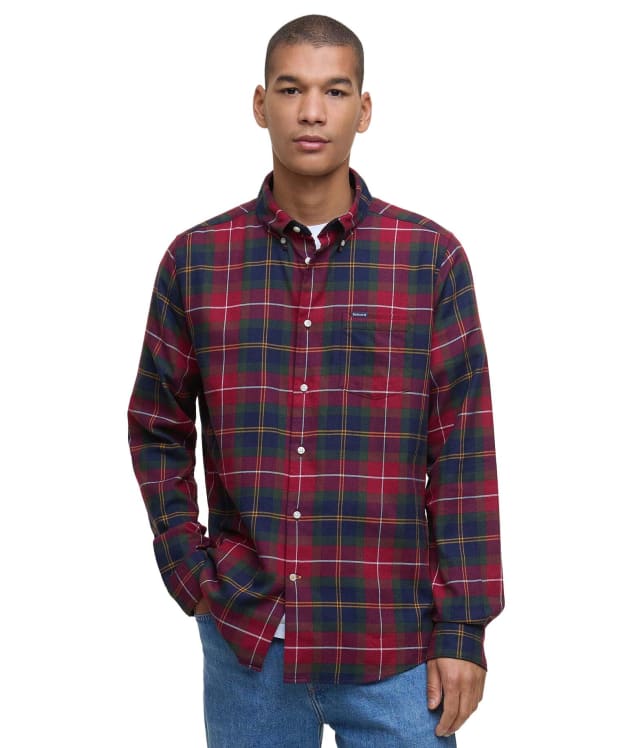 Men’s Barbour Fortrose Tailored Shirt - Winterberry Tartan