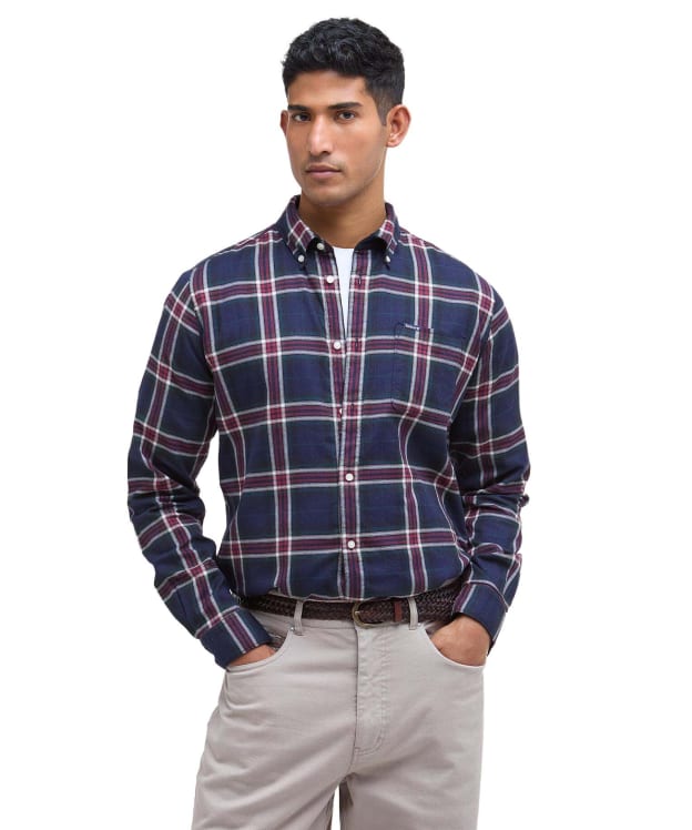 Men’s Barbour Crossfell Tailored Shirt - Inky Blue