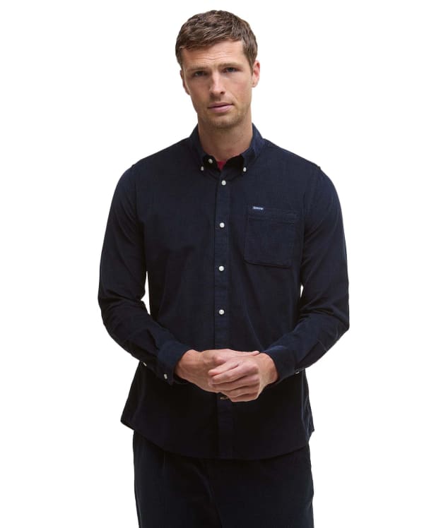 Men’s Barbour Ramsey Tailored Shirt - Navy / Red
