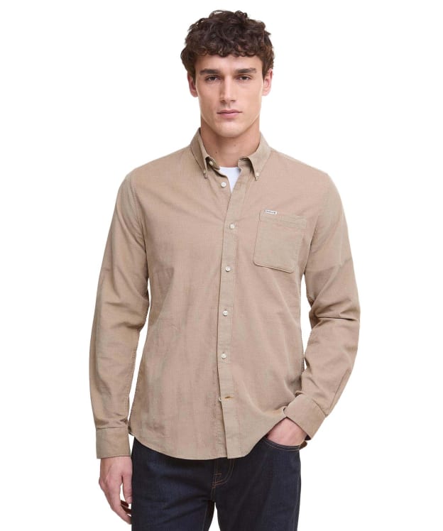 Men’s Barbour Ramsey Tailored Shirt - Washed Stone