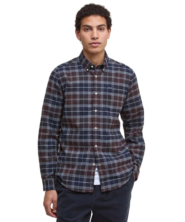 Men’s Barbour Kyeloch Tailored Shirt - Midnight Oak Tartan