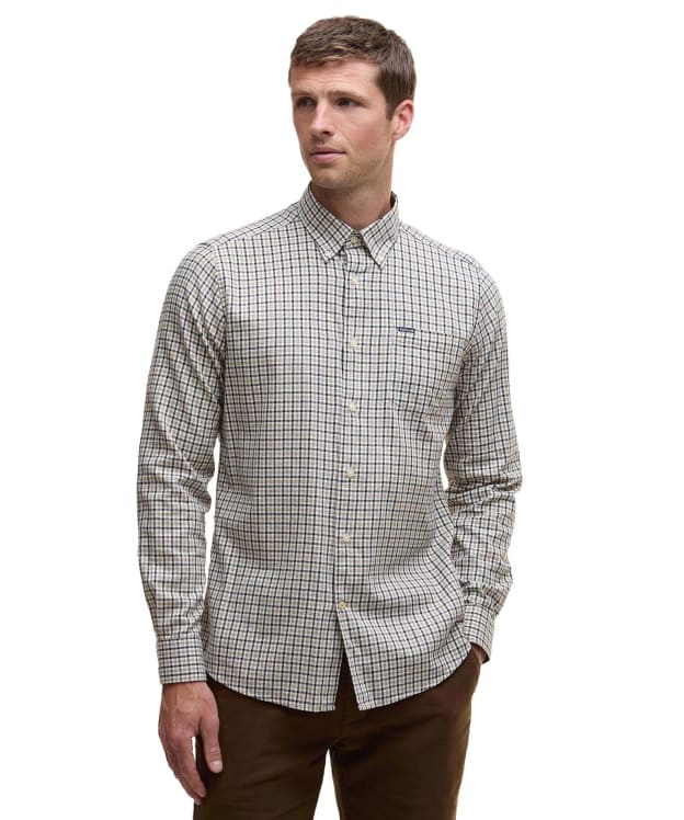 Men’s Barbour Padshaw Tailored Shirt - Washed Stone