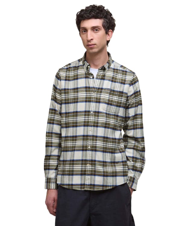 Men’s Barbour Ronan Tailored Shirt - Ecru Marl