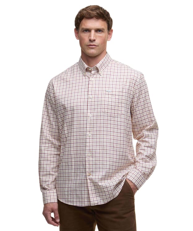 Men’s Barbour Preston Regular Fit Shirt - Fired Brick
