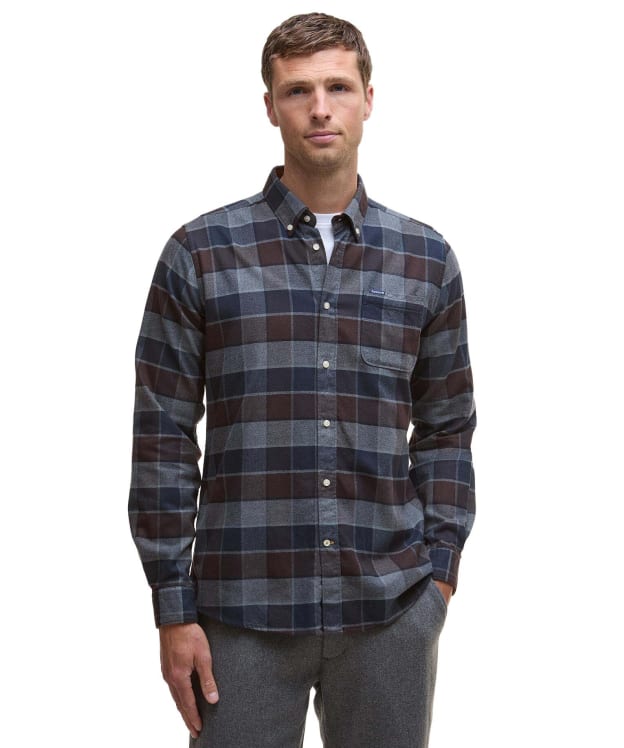Men’s Barbour Valley Tailored Shirt - Dark Oak