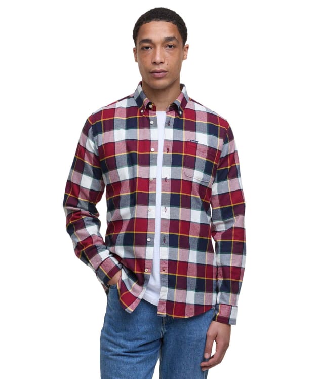 Men’s Barbour Valley Tailored Shirt - Red