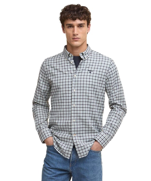 Men's Barbour Finkle Tailored Shirt - Mineral Blue