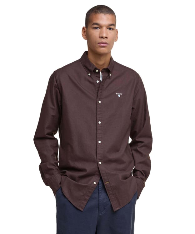 Men's Barbour Oxtown Tailored Shirt - Dark Oak