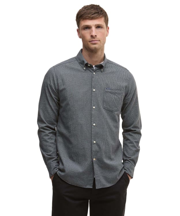 Men's Barbour Turner Tailored Shirt - Grey Marl