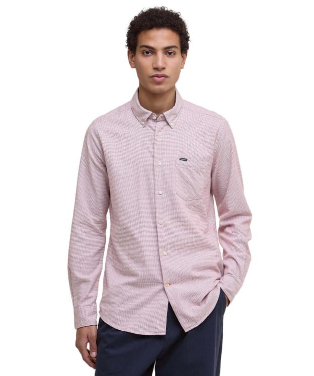 Men's Barbour Turner Tailored Shirt - Earth Pink