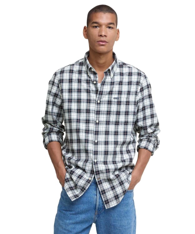 Men's Barbour Lanark Tartan Tailored Shirt - Riverstone Tartan