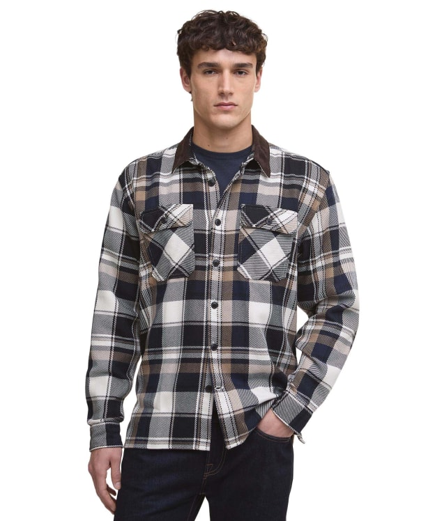 Men's Barbour Grasmoor Relaxed Checked Shirt - Navy