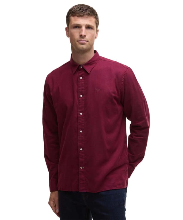 Men's Barbour Sealane Relaxed Shirt - Biking Red