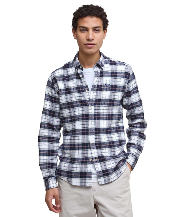 Men's Barbour Haddington Tailored Tartan Shirt - Riverstone Tartan