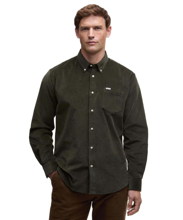 Men's Barbour Jesmond Regular Shirt - Olive