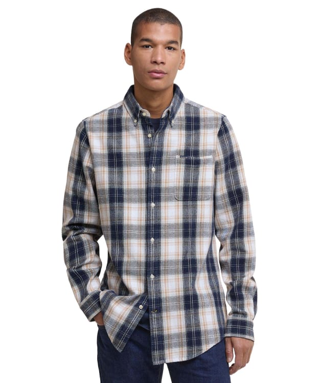 Men's Barbour Sillwith Tailored Checked Shirt - Ecru