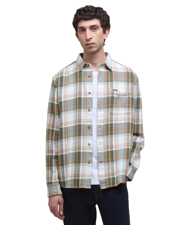Men's Barbour Chopford Relaxed Checked Shirt - Ecru