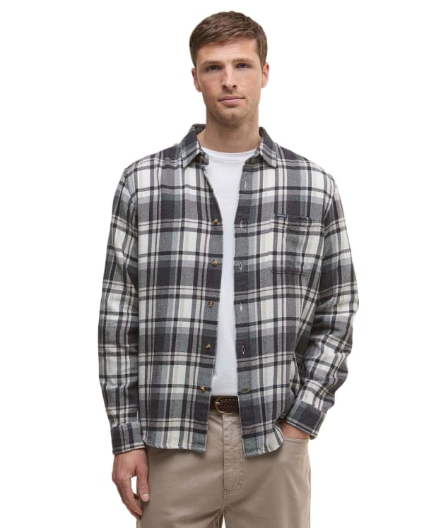Men's Barbour Chopford Relaxed Checked Shirt - Charcoal