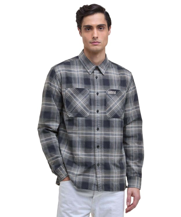Men's Barbour International Hall Shirt - Cool Blue