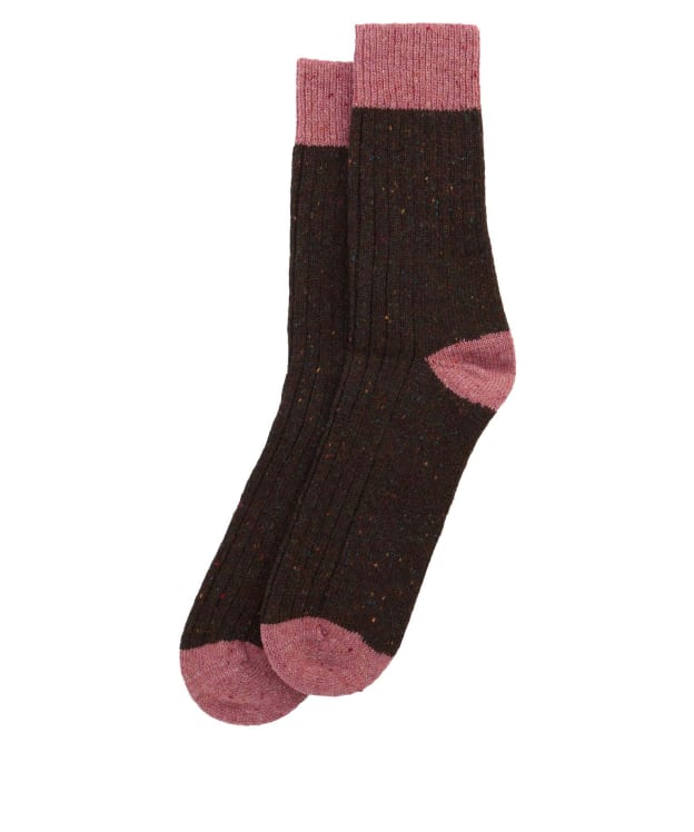 Men's Barbour Houghton Socks - Earth Pink
