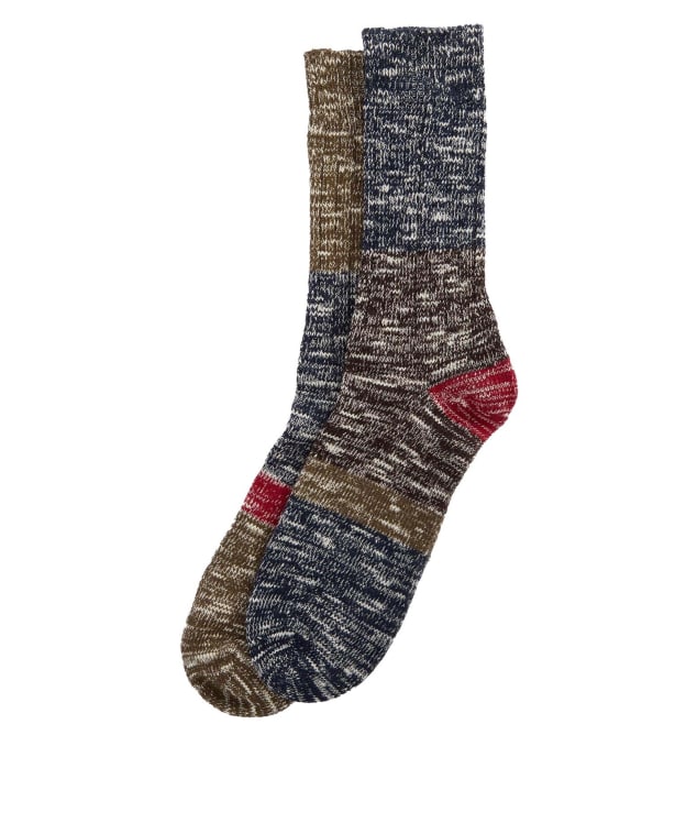 Men's Barbour Monty Sock - 2 Pack - Olive