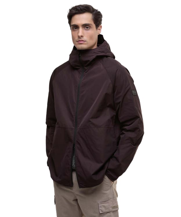 Men's Barbour International Peckett Showerproof Jacket - Java Red