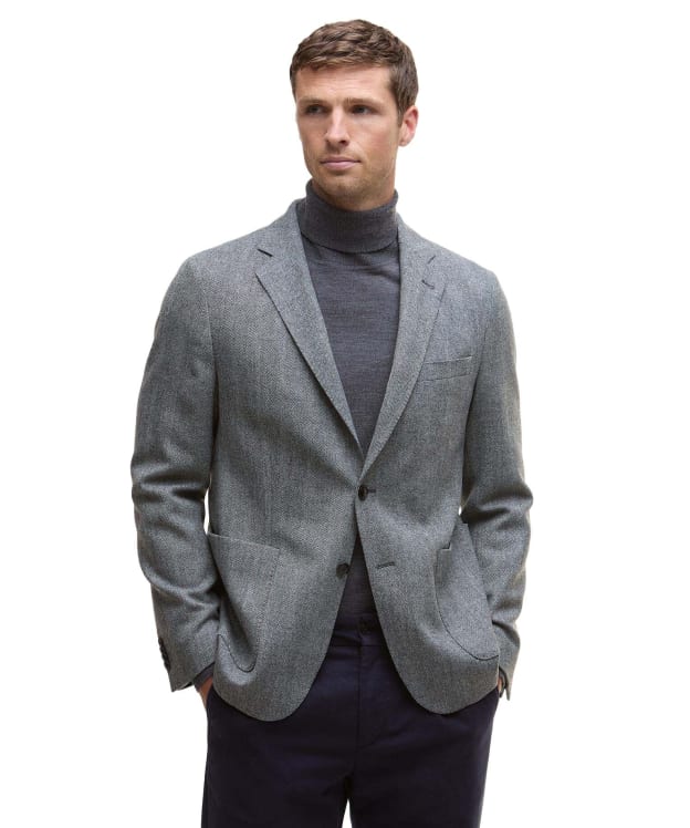 Men's Barbour Sutherland Herringbone Blazer - Grey