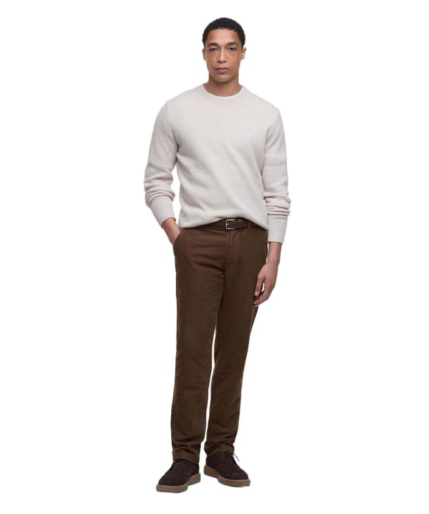 Men's Barbour Moleskin Tailored Fit Trouser - Dark Sand
